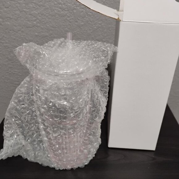 Starbucks Pink Sakura Straw Cup Cherry Blossom Topper Glass Bottle Tumbler NIB - Picture 5 of 5